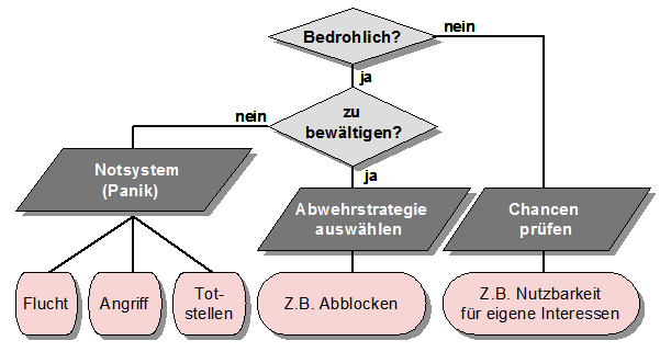 Die reflektorische Bedrohlichkeitsprfung