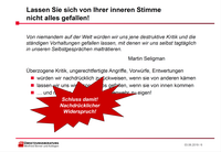 Teil 4: Selbstermutigung und das innere Selbstgespräch